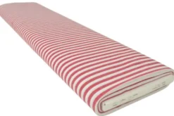 Katoen - Strepen Groot 6.5mm - Rood