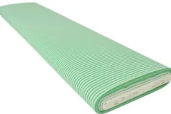 Katoen - Strepen Klein 2.5mm - Grasgroen