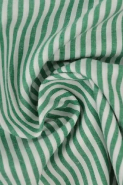 Katoen - Strepen Klein 2.5mm - Groen