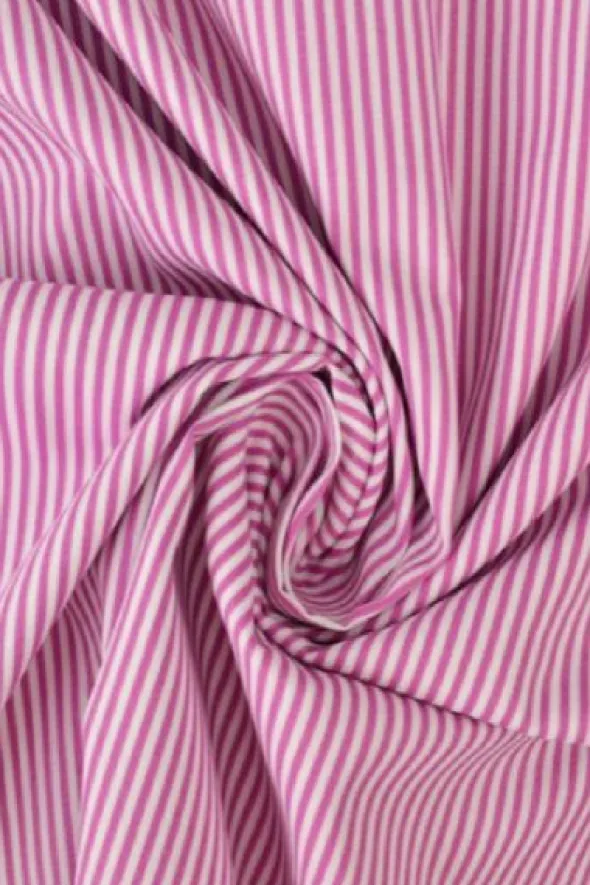 Katoen - Summer Stripes - Mauve