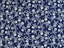 Katoen - Tiny Skulls Navy