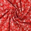 Katoen - Tiny Skulls Red
