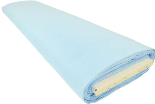 Keperkatoen Stretch-05 - Licht Blauw