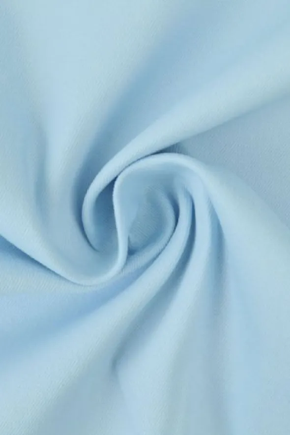 Keperkatoen Stretch-05 - Licht Blauw