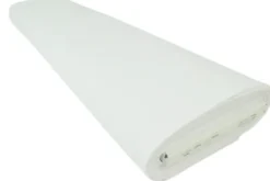 Keperkatoen Stretch-00 - Wit