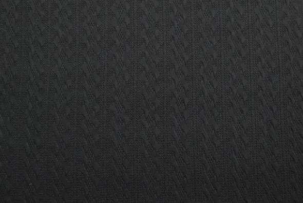 Knitted Cable Jersey - Black