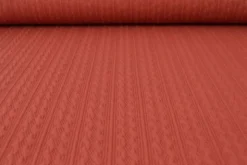 Knitted Cable Jersey - Brique