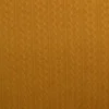 Knitted Cable Jersey - Dark Ocher - 44