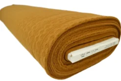 Knitted Cable Jersey - Dark Ocher - 44