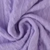 Knitted Cable Jersey - Lavender - 21