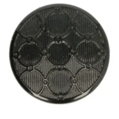 Knoop - Bol op Steel Black - 25mm