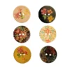 Knoop Floral Zwart - 40mm