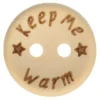 Knoop Hout 20mm - Keep Me Warm