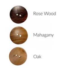Knoop Hout 50mm - Oak