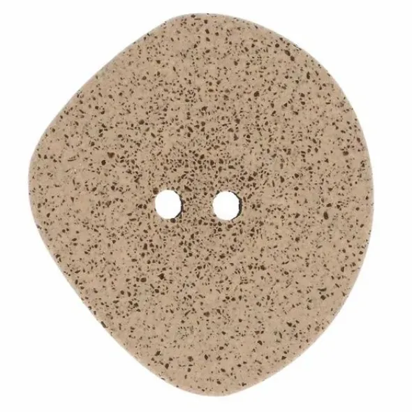 Knoop Milward - 2-gaats Beige/Bruin Melange 2 stuks - 37mm