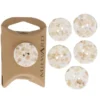 Knoop Milward - 2-gaats Beige Melange 6 stuks - 22mm
