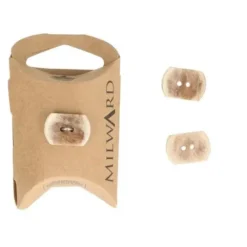 Knoop Milward - 2-gaats Houtlook Ovaal 3 stuks - 17mm