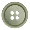 Knoop Milward - 4-gaats ombre groen 15mm - 10 stuks