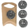 Knoop Milward - 2-gaats zebraprint 25mm - 4 stuks