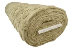 Knuffelfleece - Paw Prints - Dark Beige