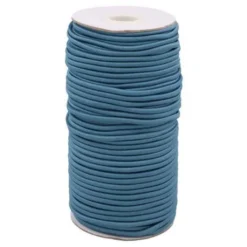 Koord elastiek 3mm -027- Jeans Blauw