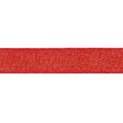Kuny Sparkle Satijnlint 25mm - Santa Red