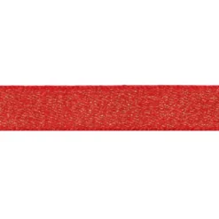 Kuny Sparkle Satijnlint 10mm - Santa Red