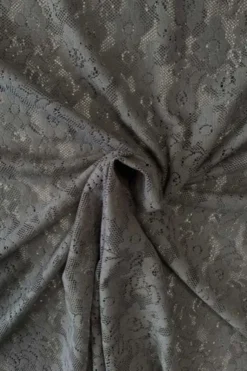 Lace - Dark Grey Sweet Flowers