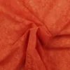 Lace - Dark Warm Orange Flowers