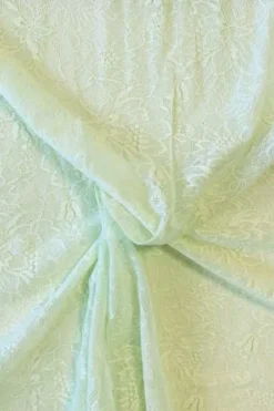 Lace - Light Mint Peony Flowers