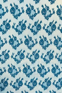 Lace - Small Flowers - Petrol