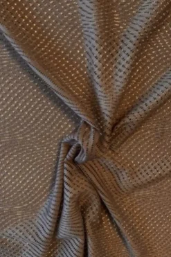 Lace - Taupe/Brown Waves Lines