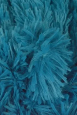 Langharig Bont - Petrol Blauw