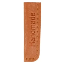 Leren koordeinden handmade - Klein bruin