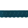 Lingerie Elastisch Vouwkant - Dark Petrol Green