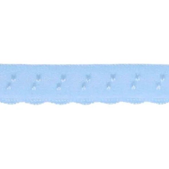 Lingerie Elastisch Vouwkant - Light Blue