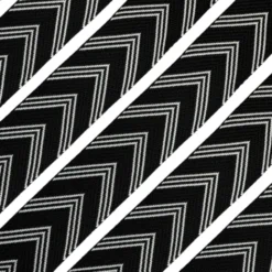 Luxe Tassenband 50mm - Arrow Stripes - Black