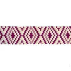 Luxe Tassenband 38mm -Mexico Aztec - Cassis