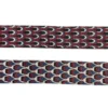 Luxe Tassenband - Peacock - Bordeaux/Black/Blue