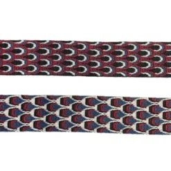 Luxe Tassenband - Peacock - Bordeaux/Black/Blue
