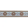 Luxe Tassenband - Snowflake - Caramel/Beige/White