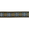 Luxe Tassenband - Snowflake - Ocher/Black/White