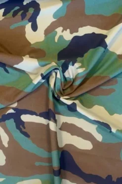Lycra - Army Print