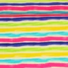 Lycra - Bright Blue/Yellow/Pink/Green Stripes on White