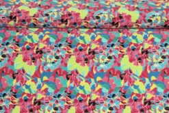 Lycra - Flowers and Leaves Multicolor