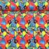 Lycra - Tropical Birds Red