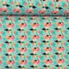 Lycra - Tropical Toucan on Pink and Turquoise