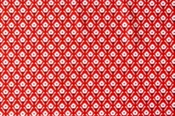 Lycra - White Art on Dark Orange