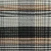 Mantelstof - Classic Squares and Lines Grey/Black/Brown/White