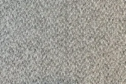 Mantelstof - Fishbone White/Light Grey